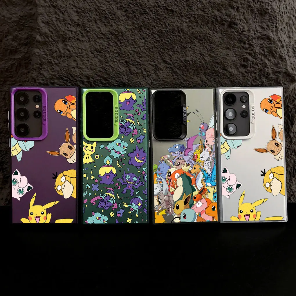 Anime Pocket Monster S25 Case For Samsung S25 S24 Ultra Pokemons For Galaxy S23 S22 S21 FE S20 Ultra Plus Shockproof Phone Cover Anime Pocket Monster S25 Case For Samsung S25 S24 Ultra Pokemons For Galaxy S23 S22 S21 FE S20 Ultra Plus Shockproof Phone Cover