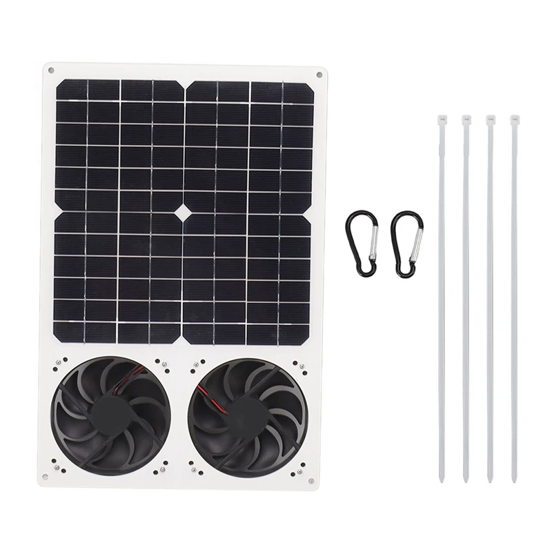 Solar Powered Panel Fan Kit Portable Exhaust Ventilator 30W 12V for Home Outdoor Chicken Coops Greenhouse Shed
Solar Powered Panel Fan Kit Portable Exhaust Ventilator 30W 12V for Home Outdoor Chicken Coops Greenhouse Shed