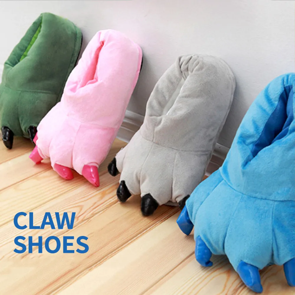 Kawali Soft Indoor Floor Slippers Women Men Children Animal Paw Funny Shoes Solid Christmas Monster Dinosaur Cosplay Props
Kawali Soft Indoor Floor Slippers Women Men Children Animal Paw Funny Shoes Solid Christmas Monster Dinosaur Cosplay Props