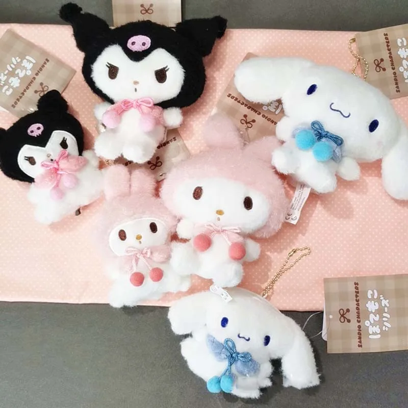 Sanrio My Melody Cinnamoroll Kuromi Kawaii Plush Pendant Cartoon Backpack Accessories Cute Soft Toy Girls Birthday Gift Doll
Sanrio My Melody Cinnamoroll Kuromi Kawaii Plush Pendant Cartoon Backpack Accessories Cute Soft Toy Girls Birthday Gift Doll