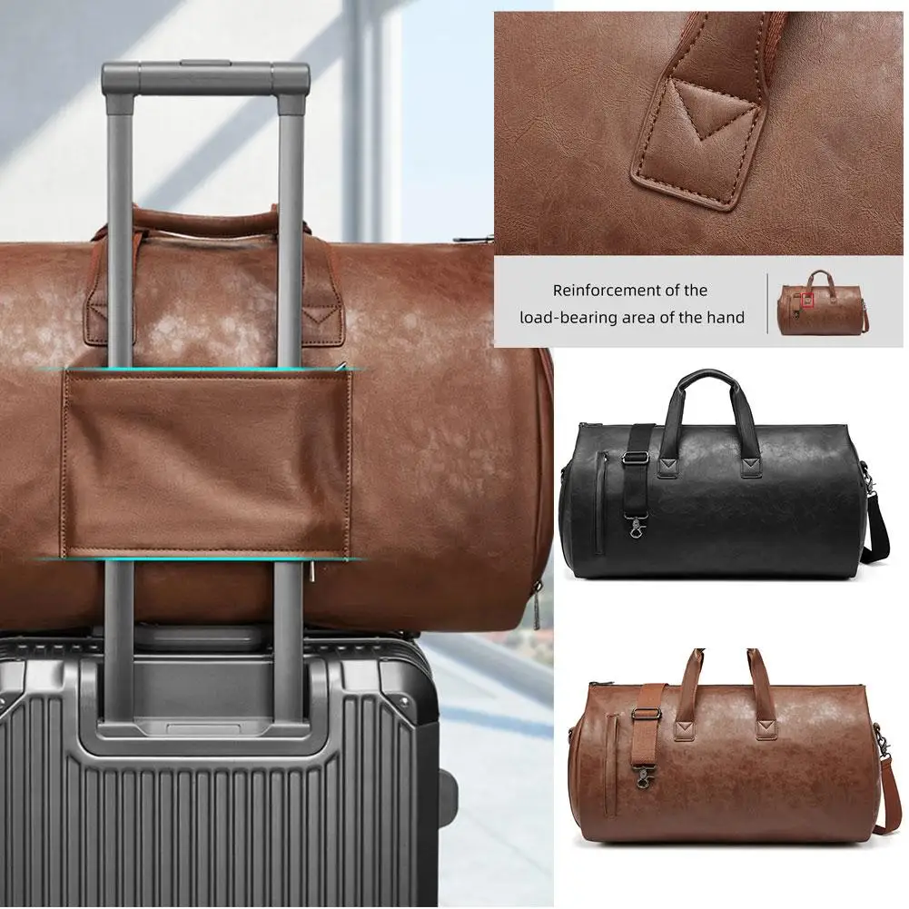 Large Carry On Garment Bag For Women Men Waterproof PU Folding Suit Bag Garment Bag For Travel With Shoe Pouch Travel Duffe I0T0
Large Carry On Garment Bag For Women Men Waterproof PU Folding Suit Bag Garment Bag For Travel With Shoe Pouch Travel Duffe I0T0