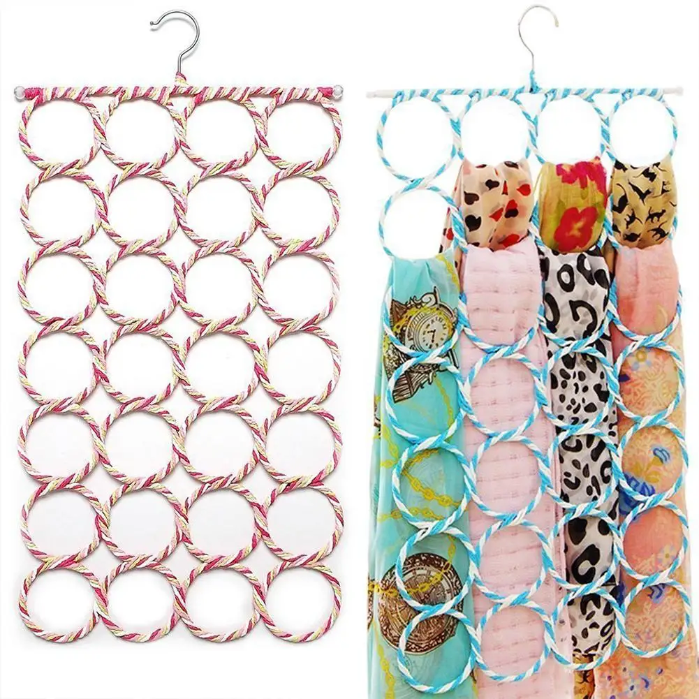 2023 Foldable Scarf Holder With 28 Holes Multifunctional 360 Degrees Rotatable Scarf Hanger For Storing Scarves Ties Belts
2023 Foldable Scarf Holder With 28 Holes Multifunctional 360 Degrees Rotatable Scarf Hanger For Storing Scarves Ties Belts