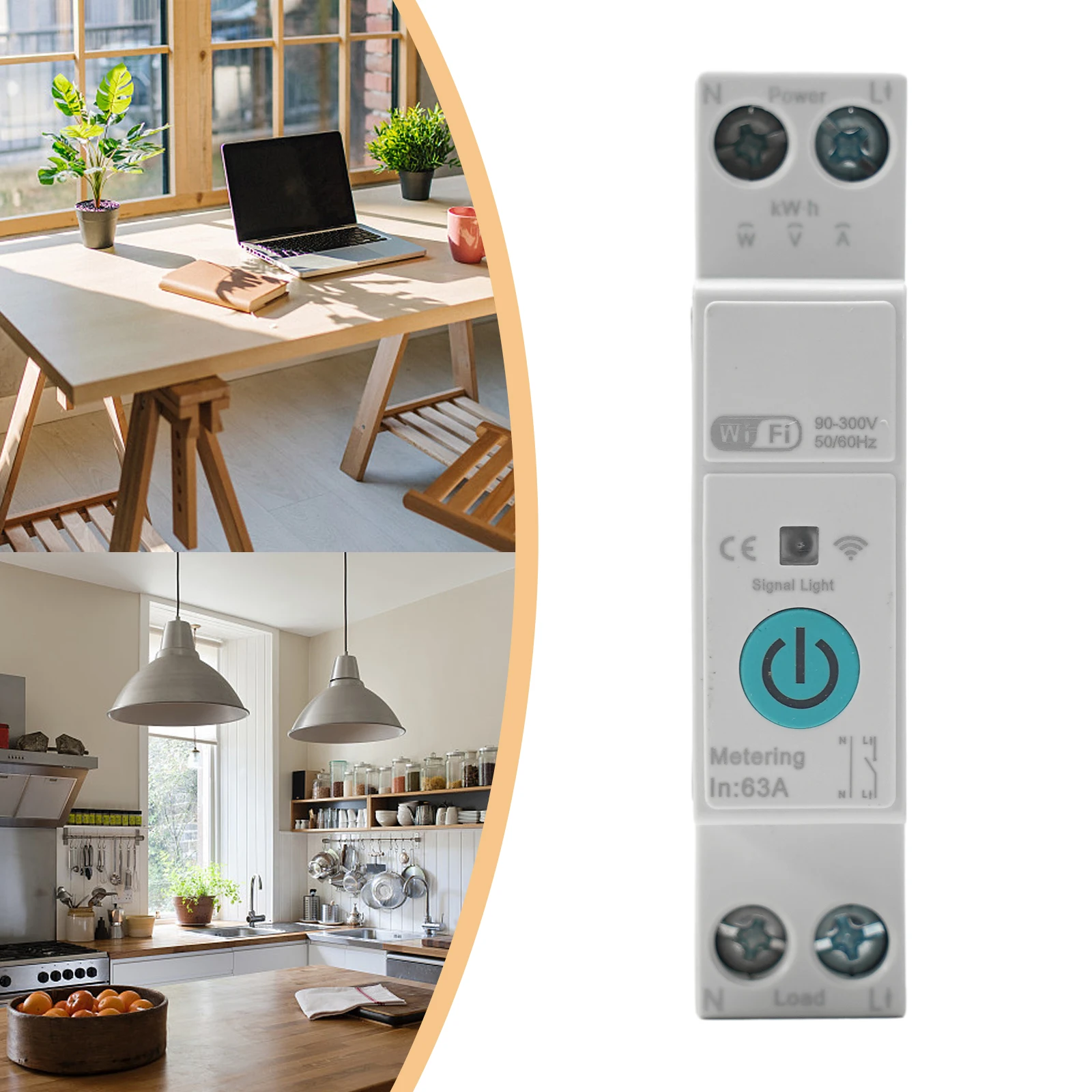 Smart WIFI DIN Switch For Tuya Remote Control Home Circuit Breaker With Metering High Quality WIFI Metering Smart Switch
Smart WIFI DIN Switch For Tuya Remote Control Home Circuit Breaker With Metering High Quality WIFI Metering Smart Switch