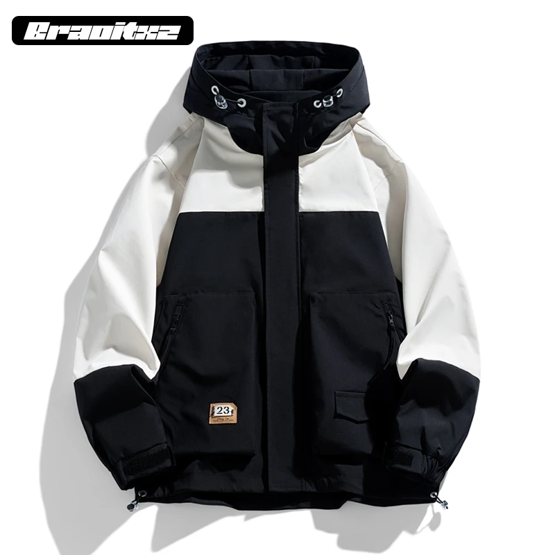 New Men Spring Autumn Fashion Casual Waterproof Breathable Jacket Coats Men Versatile Splicing Hooded Large Size Jacket Men
New Men Spring Autumn Fashion Casual Waterproof Breathable Jacket Coats Men Versatile Splicing Hooded Large Size Jacket Men