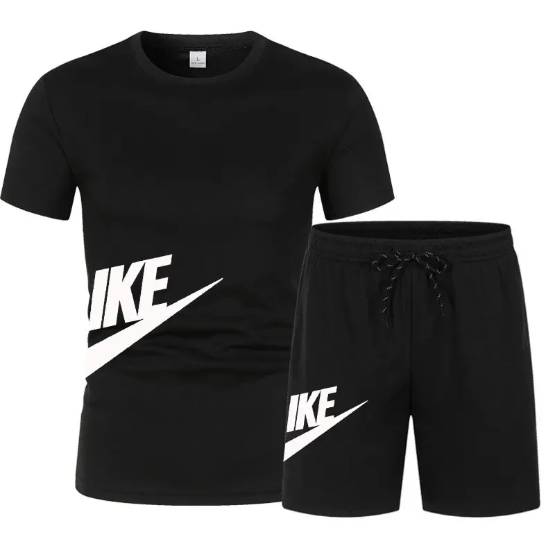 Summer men's Clothing Two Pieces Sets Mens Casual Tracksuit Men Print short sleeve Sets mens t-shirt+shorts Fitness Sportswear
Summer men's Clothing Two Pieces Sets Mens Casual Tracksuit Men Print short sleeve Sets mens t-shirt+shorts Fitness Sportswear