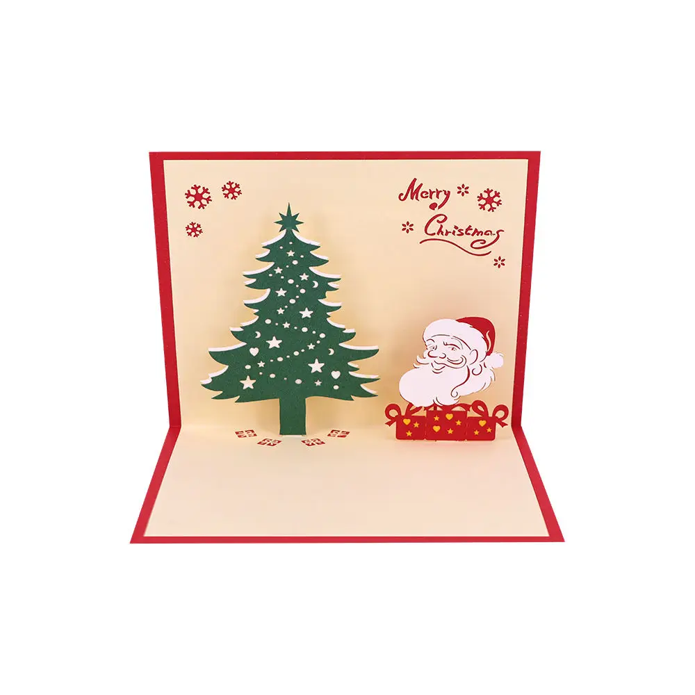 Winpsheng OEM Santa Claus merry christmas card 3d pop up christmas greeting gift cards
Winpsheng OEM Santa Claus merry christmas card 3d pop up christmas greeting gift cards