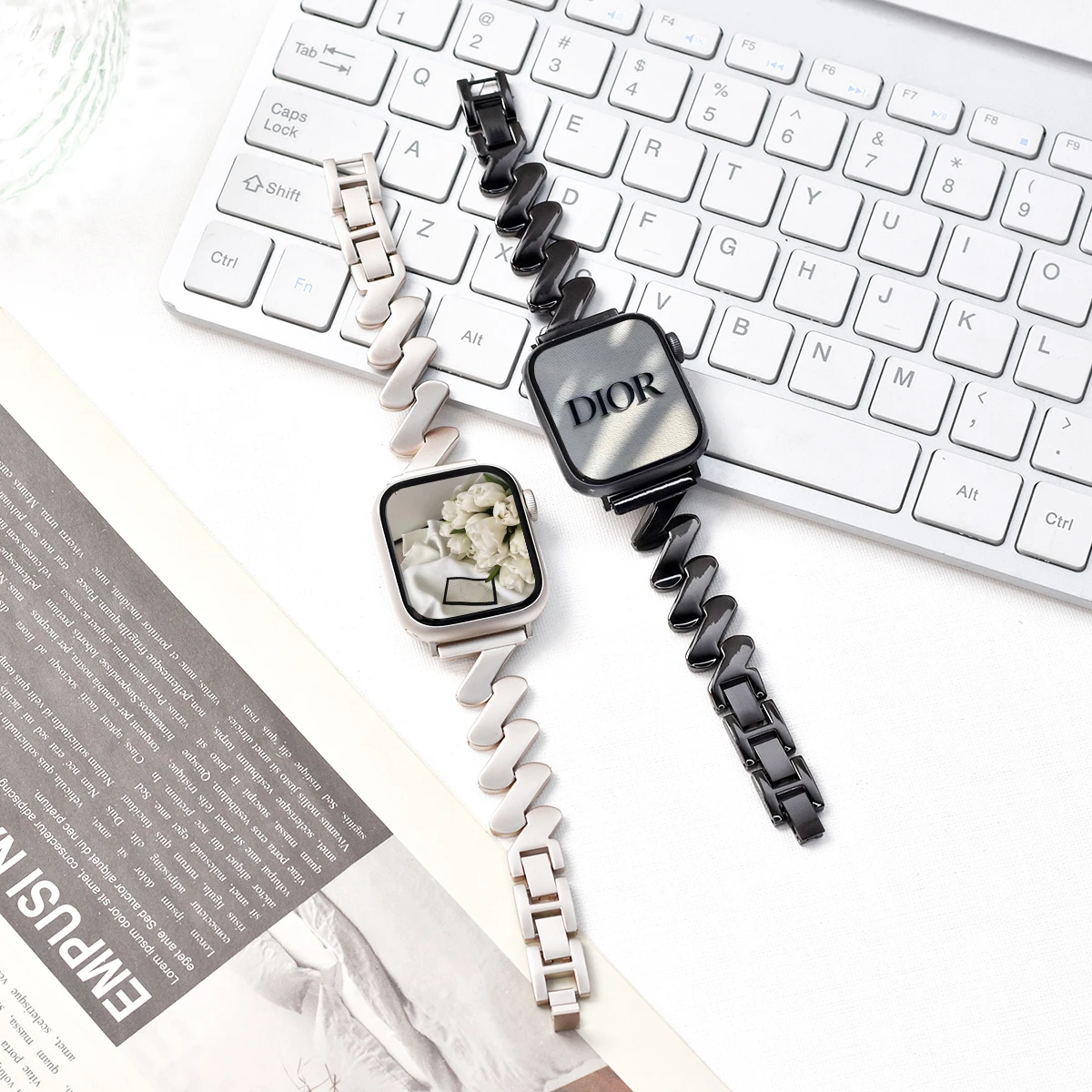 Stainless Steel Girl Band for Apple Watch Bracelet 41mm 38 42 40mm 44MM 45MM Slim Metal Strap for iWatch Series 8 7 SE 6 5 4 3
Stainless Steel Girl Band for Apple Watch Bracelet 41mm 38 42 40mm 44MM 45MM Slim Metal Strap for iWatch Series 8 7 SE 6 5 4 3