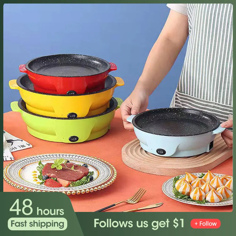 Multi-Function Electric Wok Non-Stick 600W Multicooker Mini Frying Pan Bbq Fried Steak Fish Omelette Cookers Pot Kitchen Camping
Multi-Function Electric Wok Non-Stick 600W Multicooker Mini Frying Pan Bbq Fried Steak Fish Omelette Cookers Pot Kitchen Camping