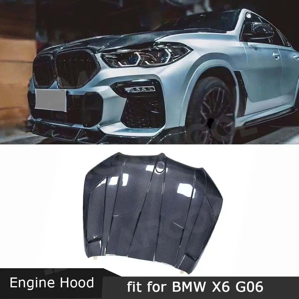 

For BMW X6 G06 2020+ Front Bumper Engine Hood Engine Bonnets Car Styling Carbon Fiber Body kits Accessories FRP Car Styling