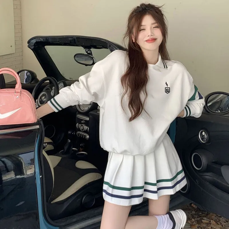 캠핑 Women's Clothing SweatSuit Women's Set Golf Embroidery Shirts Suit Women Golf Wear 2024 Spring New Two Piece Tennis Skirt Sho
캠핑 Women's Clothing SweatSuit Women's Set Golf Embroidery Shirts Suit Women Golf Wear 2024 Spring New Two Piece Tennis Skirt Sho