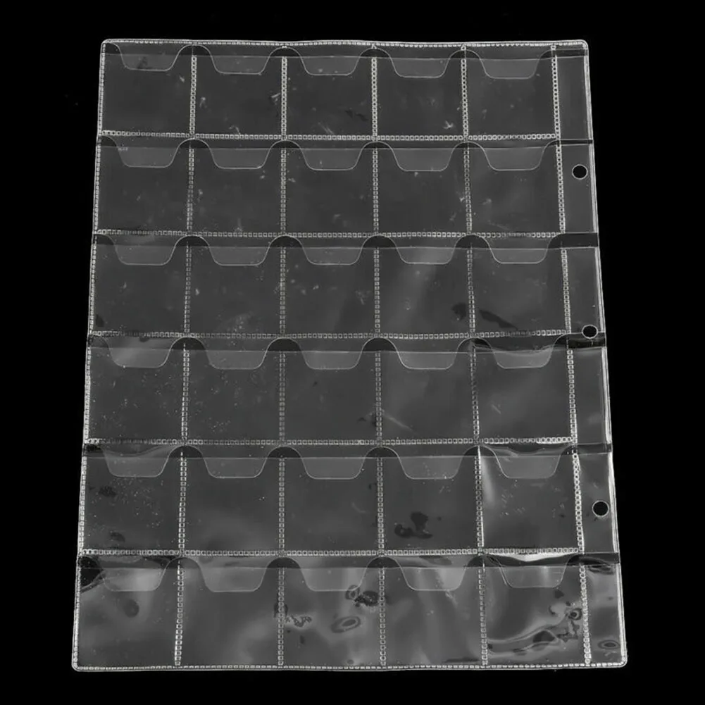10pcs Coin Capsule Holder Coin Container 30 Pockets Plastic Coin Holders Storage Pages Protector Sheets Sleeves
10pcs Coin Capsule Holder Coin Container 30 Pockets Plastic Coin Holders Storage Pages Protector Sheets Sleeves