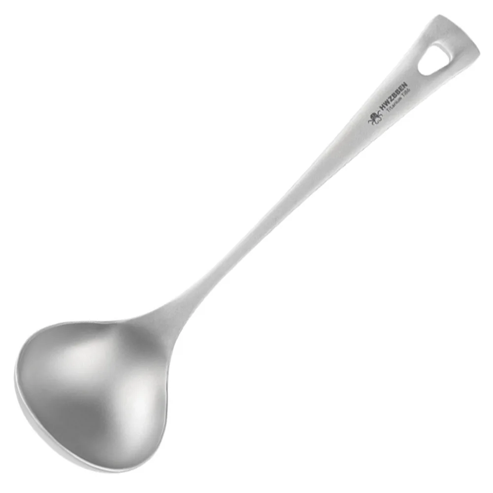 Titanium Soup Spoon Household Long Handle Tableware Deep-bowled Ladle Scoop Thickened Widened Outdoor Tableware
Titanium Soup Spoon Household Long Handle Tableware Deep-bowled Ladle Scoop Thickened Widened Outdoor Tableware