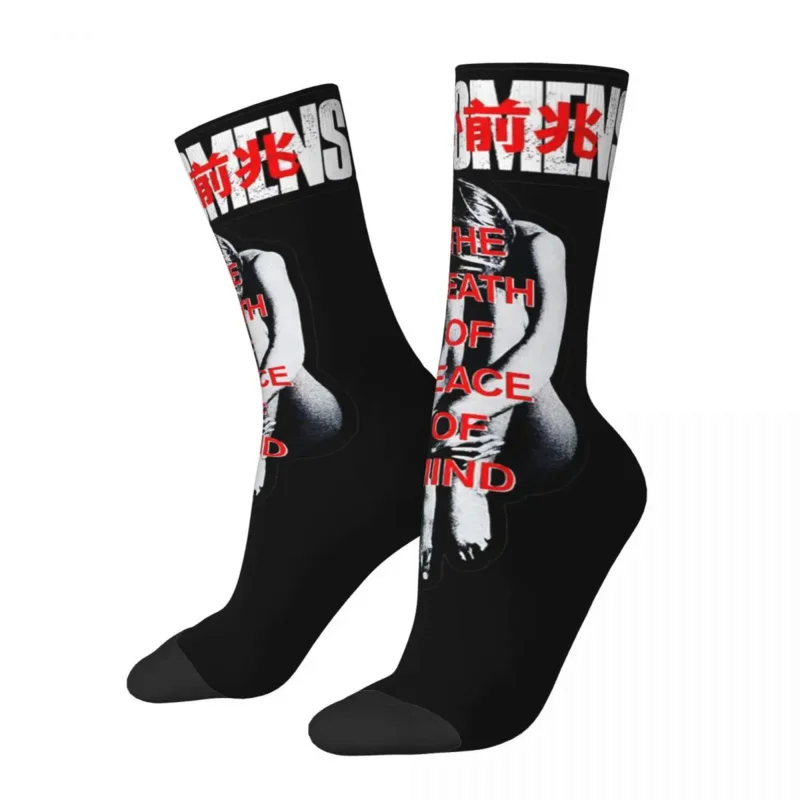 

Bad Omens Metalcore Band Product Socks Cozy Rock Music High Quality Crew Socks Warm for Womens Birthday Gifts Idea