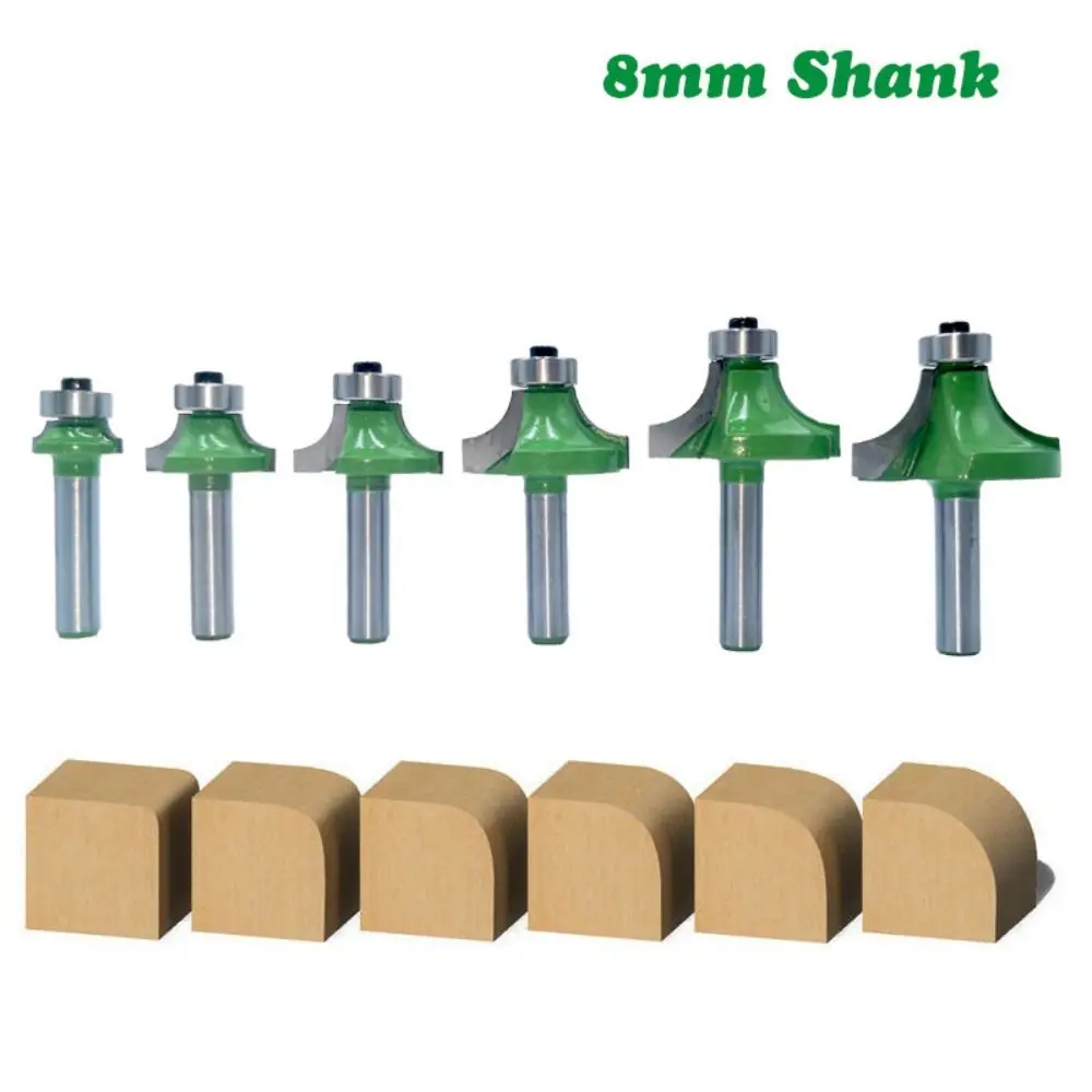 Carbide Router Bits Convenient with Bearing Corner Round Wood Carving 8mm Shank Drill Bit Woodworking Tools
Carbide Router Bits Convenient with Bearing Corner Round Wood Carving 8mm Shank Drill Bit Woodworking Tools