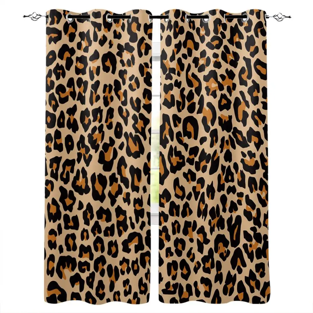 3D Leopard Print Window 2 Panels Curtains Room for Living Room Bedroom Kitchen Room Custom Thin Curtains Home Decor
3D Leopard Print Window 2 Panels Curtains Room for Living Room Bedroom Kitchen Room Custom Thin Curtains Home Decor