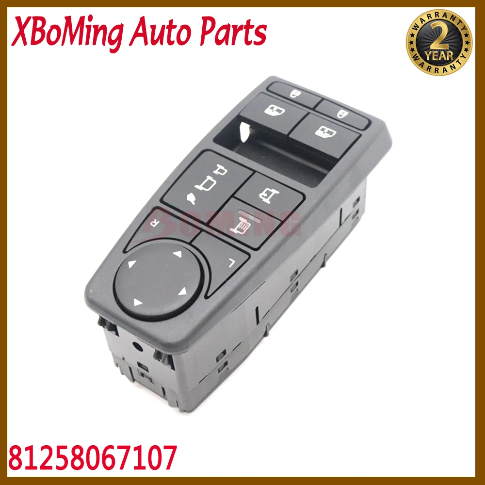 

Electric Power Master Window Control Switch Button 81258067107 81258067109 For MAN TGX TGS TGL TGM 81258067092