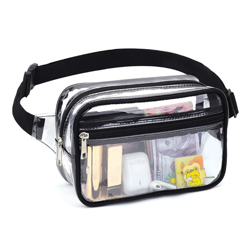 Clear PVC Waist Bag Women Men Crossbody Bag With Adjustable Strap Unisex Outdoor Sport Chest Bag
Clear PVC Waist Bag Women Men Crossbody Bag With Adjustable Strap Unisex Outdoor Sport Chest Bag