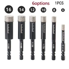 6mm-16mm Diamond Drill Core Bit With Cooling Wax Dry Drilling Hex Shank For Electric Drills Hand Drills Angle Grinder Hole Saw
6mm-16mm Diamond Drill Core Bit With Cooling Wax Dry Drilling Hex Shank For Electric Drills Hand Drills Angle Grinder Hole Saw