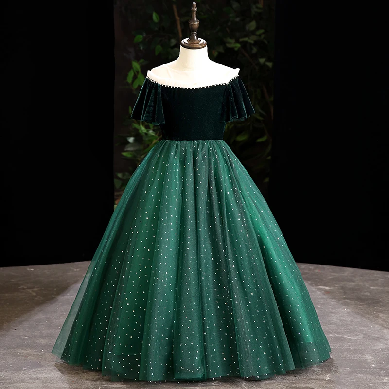 Evening Dress Elegant Simple Boat Neck Pleat Short Sleeves Floor-Length Ball Gown Zipper Back Party Flower Girl Dresses B1778
Evening Dress Elegant Simple Boat Neck Pleat Short Sleeves Floor-Length Ball Gown Zipper Back Party Flower Girl Dresses B1778