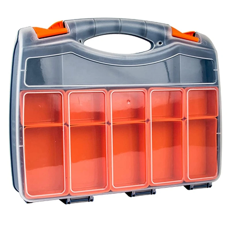 ABSF 31-Compartment Double Sided Organizer, Tool Box With Impact Resistant Polymer And Removable Plastic Dividers
ABSF 31-Compartment Double Sided Organizer, Tool Box With Impact Resistant Polymer And Removable Plastic Dividers