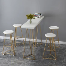 Nordic Restaurant Counter Front Desk Bar Stool Coffee Shop Hotel Lobby Bar Chairs Living Room Furniture Wrought Iron Barstools
Nordic Restaurant Counter Front Desk Bar Stool Coffee Shop Hotel Lobby Bar Chairs Living Room Furniture Wrought Iron Barstools