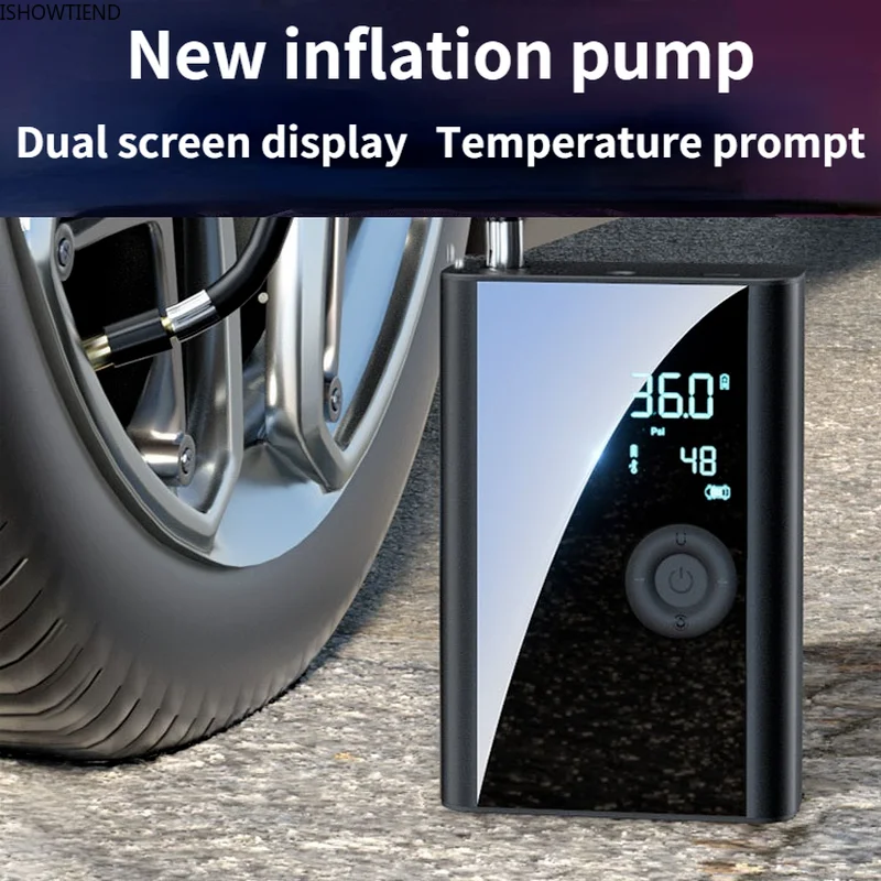 

Intelligent Wireless Car Mounted Inflation Pump Portable Hand-held Electric Inflation Cylinder Automobile Tires Inflation Pumps