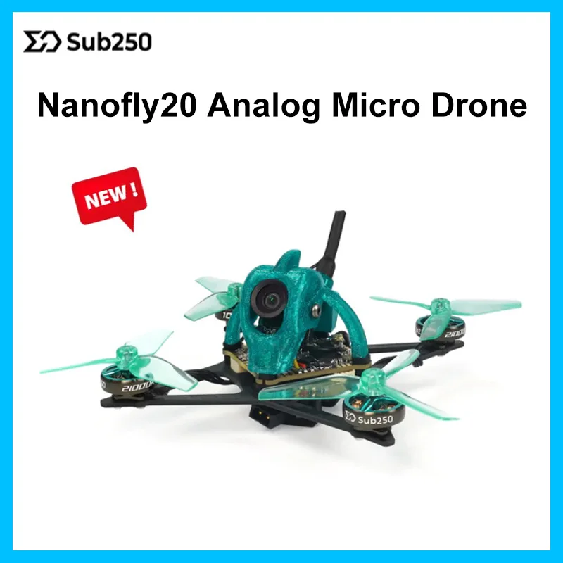 New Sub250 1S Nanofly20 2 Inch Analog Micro Quad With 1002 Motor 4in1 AIO FC ELRS 2.4G / TBS Nano RX Freestyle Quadcopter Drone
New Sub250 1S Nanofly20 2 Inch Analog Micro Quad With 1002 Motor 4in1 AIO FC ELRS 2.4G / TBS Nano RX Freestyle Quadcopter Drone