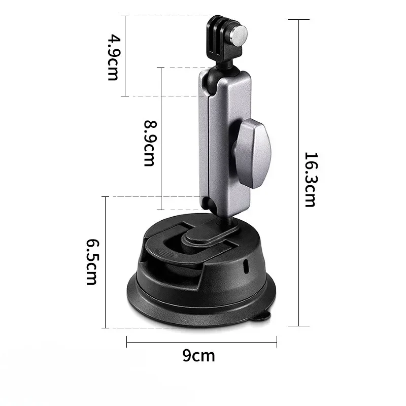 

Car Windshield Holder Mount Suction Cup Mount for GoPro Hero Max 11 10 9 8 7 6 5 DJI OSMO Action Camera for iPhone Smartphone