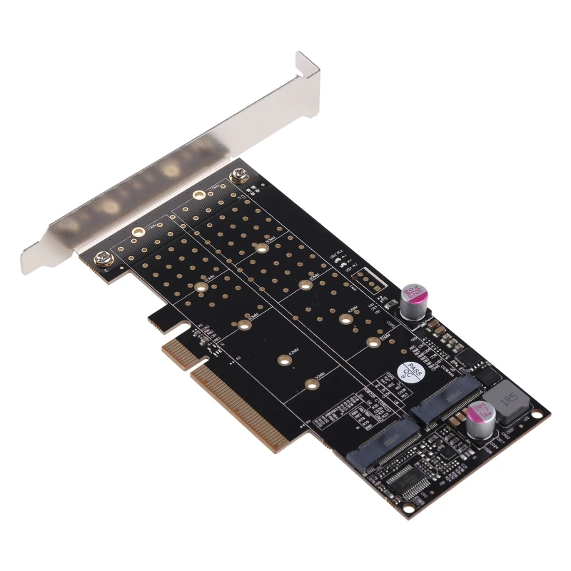 Плата расширения PCI Express, PCI-E на M.2 контроллер PCIe X8 на M.2 NVME, адаптер жесткого диска, плата расширения для 2230-22110 SSD
Плата расширения PCI Express, PCI-E на M.2 контроллер PCIe X8 на M.2 NVME, адаптер жесткого диска, плата расширения для 2230-22110 SSD