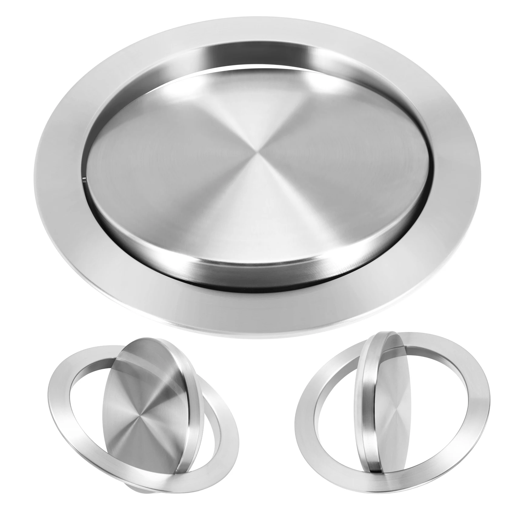 Крышка для мусорного бака из нержавеющей стали, крышка для мусорного бака, крышка со встроенной балансировкой, поворотная крышка для мусора для кухонной столешницы
Крышка для мусорного бака из нержавеющей стали, крышка для мусорного бака, крышка со встроенной балансировкой, поворотная крышка для мусора для кухонной столешницы