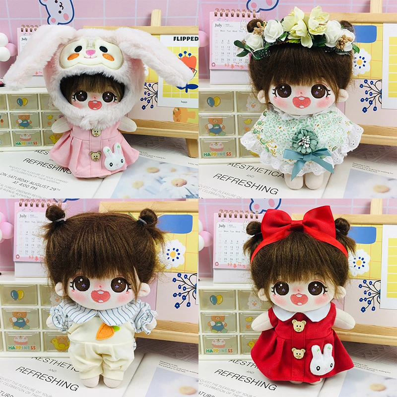 20cm Cotton Doll Full Set Cute and Fashionable Plush Filling Dolls Children's Toy Gift Toys for Girls
20cm Cotton Doll Full Set Cute and Fashionable Plush Filling Dolls Children's Toy Gift Toys for Girls