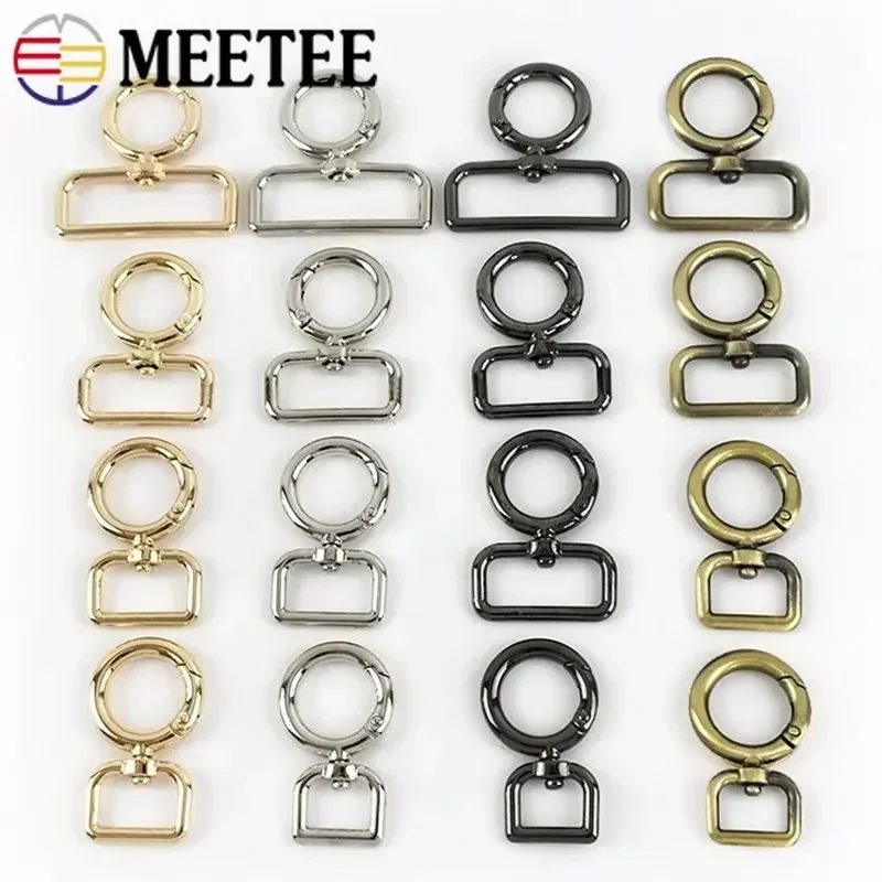 10/20Pc 12-38mm Metal Carabiner Buckle Bag Strap Snap Ring Hook Clip Trigger Spring O Rings Dog Collar Connector Clasp Accessory
10/20Pc 12-38mm Metal Carabiner Buckle Bag Strap Snap Ring Hook Clip Trigger Spring O Rings Dog Collar Connector Clasp Accessory