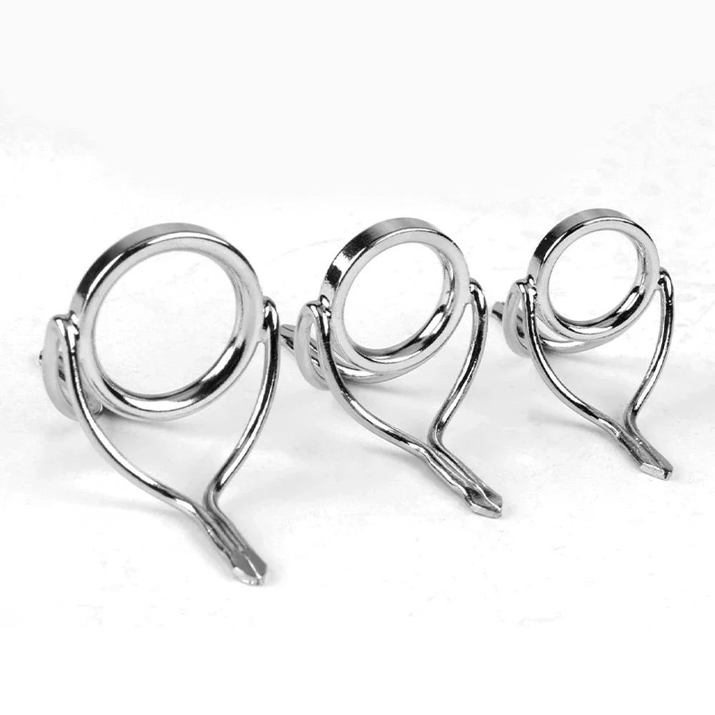 Ceramic Fishing Rod Guides Tips Top Eye Rings Line Repair 7 Sizes Stainless Steel Frame Wear-resistant Ceramic Ring Fishing Tool
Ceramic Fishing Rod Guides Tips Top Eye Rings Line Repair 7 Sizes Stainless Steel Frame Wear-resistant Ceramic Ring Fishing Tool