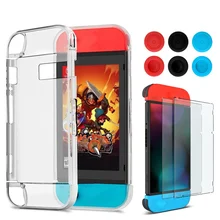 3 In 1 for Nintendo Switch Transparent Back Hard Case +Tempered Glass Screen Protector + 6pcs Thumb Grips Caps
3 In 1 for Nintendo Switch Transparent Back Hard Case +Tempered Glass Screen Protector + 6pcs Thumb Grips Caps