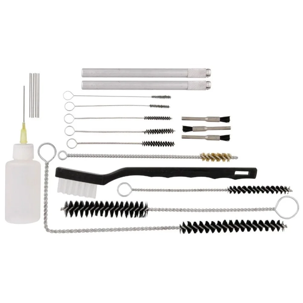 Airbrush Special Lubricating 23pcs Airbrush SprayGun Cleaning Brush Set Detail Set Long Handled Angle Brush Straight Fiber Brush
Airbrush Special Lubricating 23pcs Airbrush SprayGun Cleaning Brush Set Detail Set Long Handled Angle Brush Straight Fiber Brush