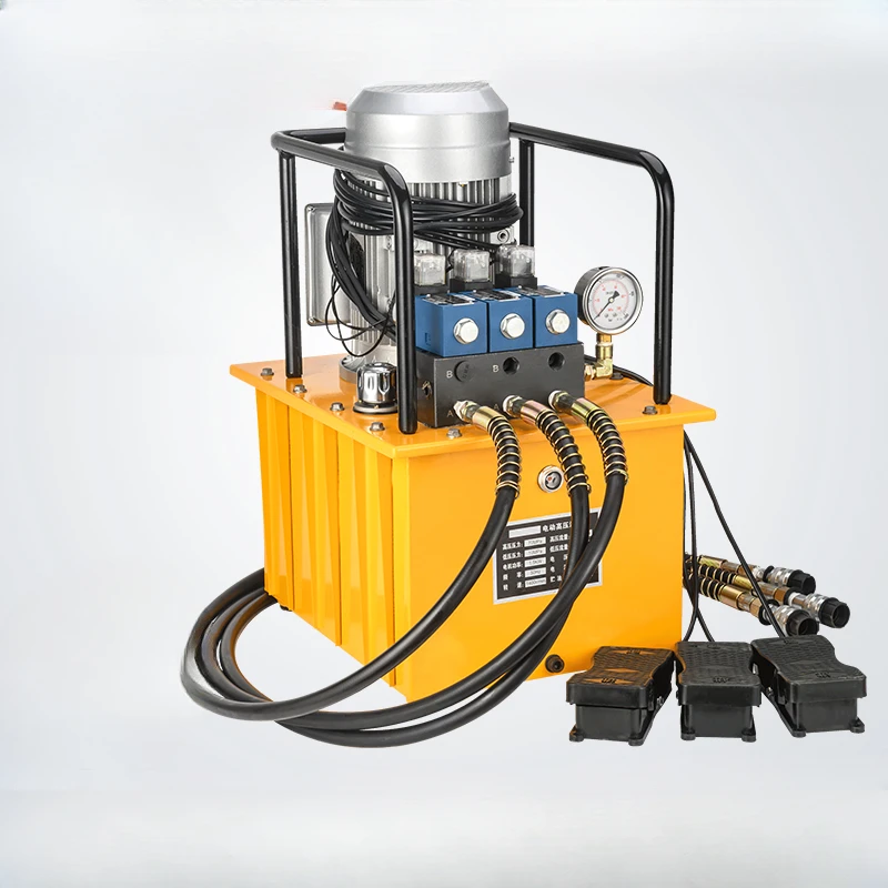 Electric hydraulic pump working at three stations simultaneously, ultra-high pressure pump station, 1.5KW one drive three
Electric hydraulic pump working at three stations simultaneously, ultra-high pressure pump station, 1.5KW one drive three