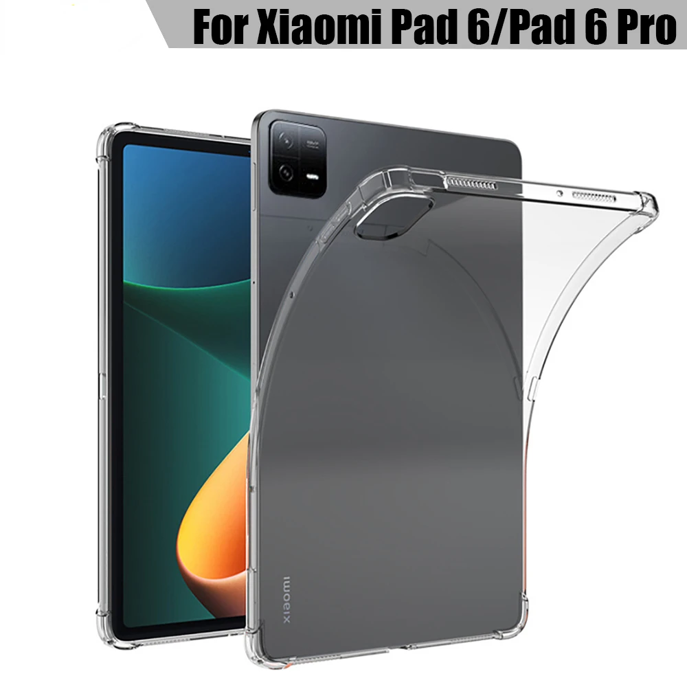 Tablet Case For Xiaomi Pad 6 Pro 11.0 2023 TPU Transparent Silicone soft Cover Airbag All-inclusive protection Drop resistance
Tablet Case For Xiaomi Pad 6 Pro 11.0 2023 TPU Transparent Silicone soft Cover Airbag All-inclusive protection Drop resistance
