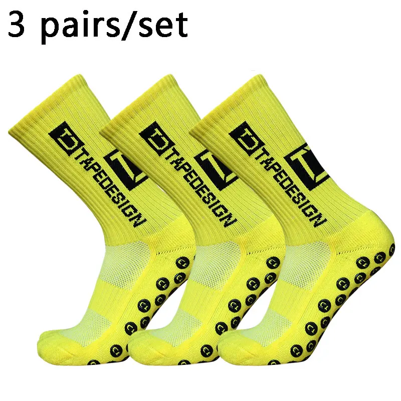 3 Pairs Anti-slip Soccer Socks Women Men Outdoor Sport Grip Football Yoga Socks For Woman 11 S9f7bdda46e8849c0afae503495ad6b5bY