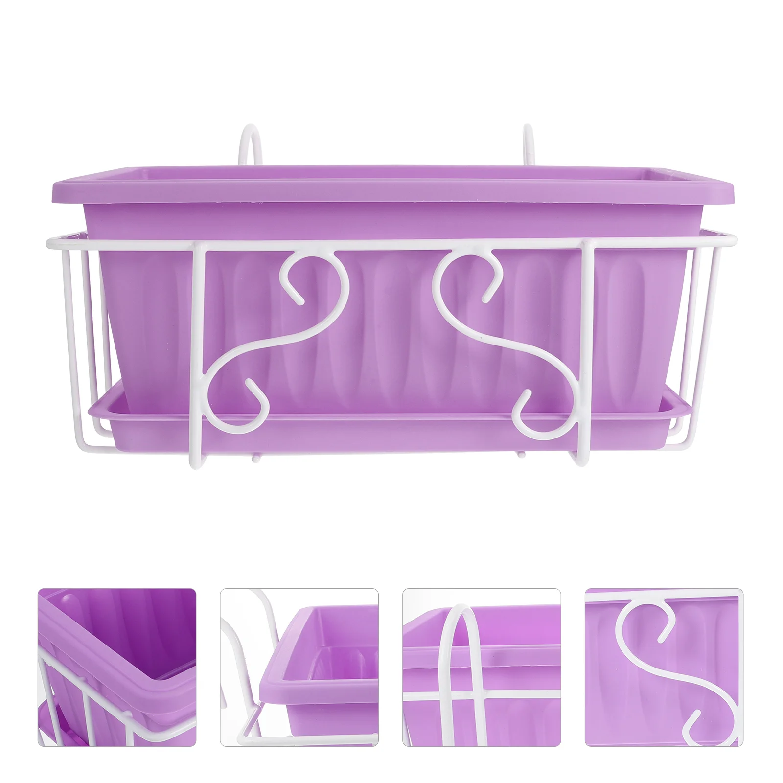 Vegetable Pot Hanging Flowerpot Rack Decor Tray Pots for Plants Supply Wall-mounted Shelf
Vegetable Pot Hanging Flowerpot Rack Decor Tray Pots for Plants Supply Wall-mounted Shelf