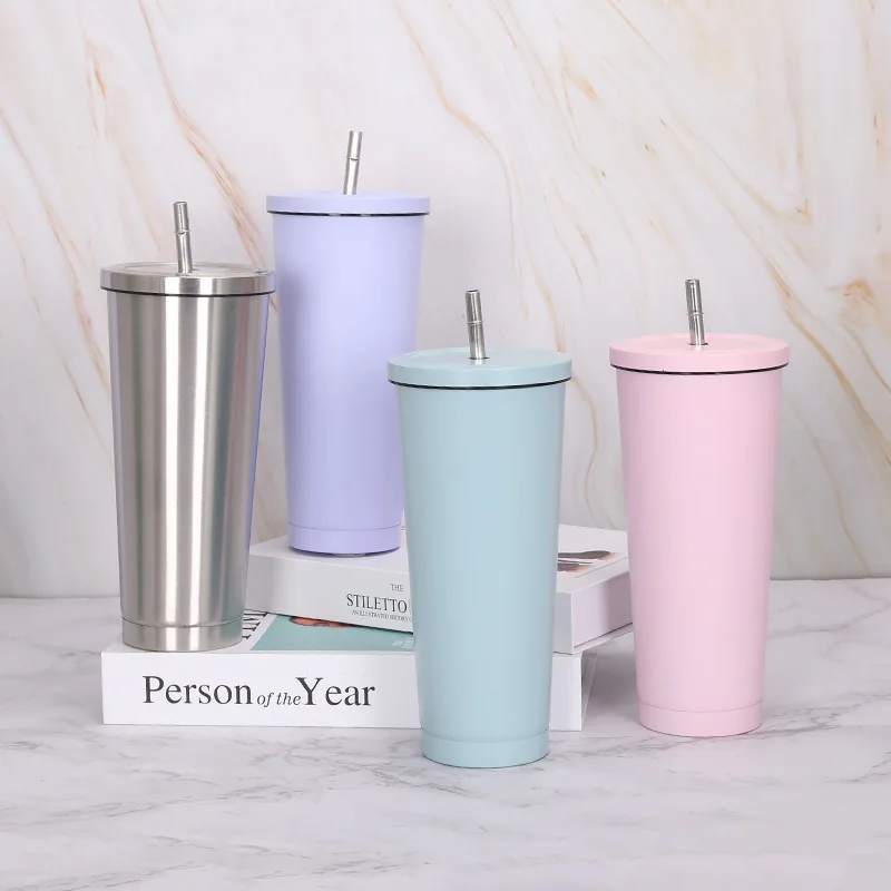 750ML 304 Stainless Steel Straw Cup Large Capacity Vacuum Solid Color Coffee Mug Tumbler Cup,cups with Lids and Straws
750ML 304 Stainless Steel Straw Cup Large Capacity Vacuum Solid Color Coffee Mug Tumbler Cup,cups with Lids and Straws