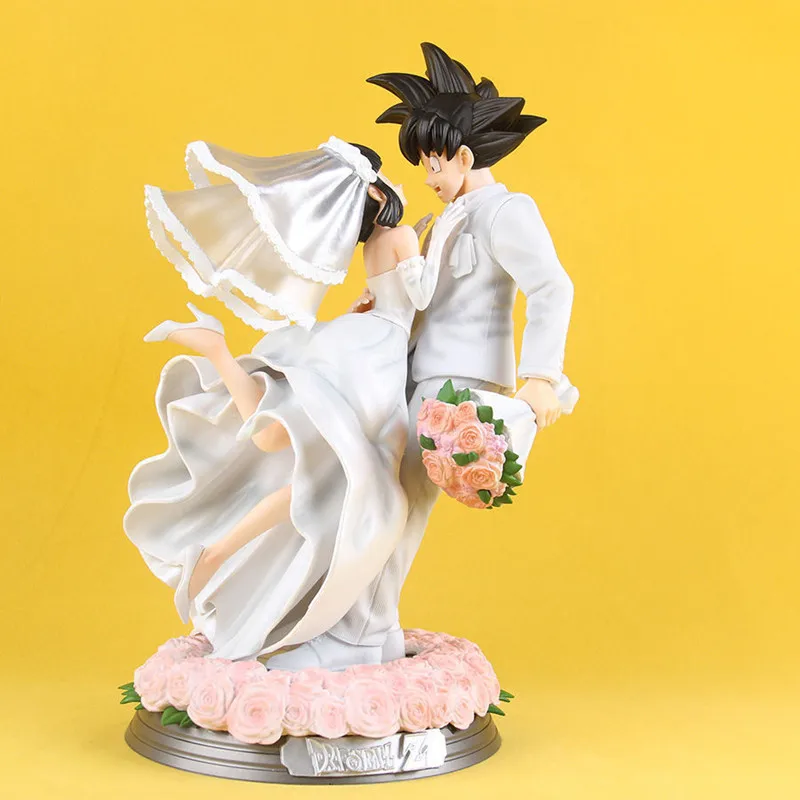 

Anime Dragon Ball GK Goku Kiki Marriage Scene Action Figure Statue Ornament Collectible Model Valentine's Day Gift For Girls