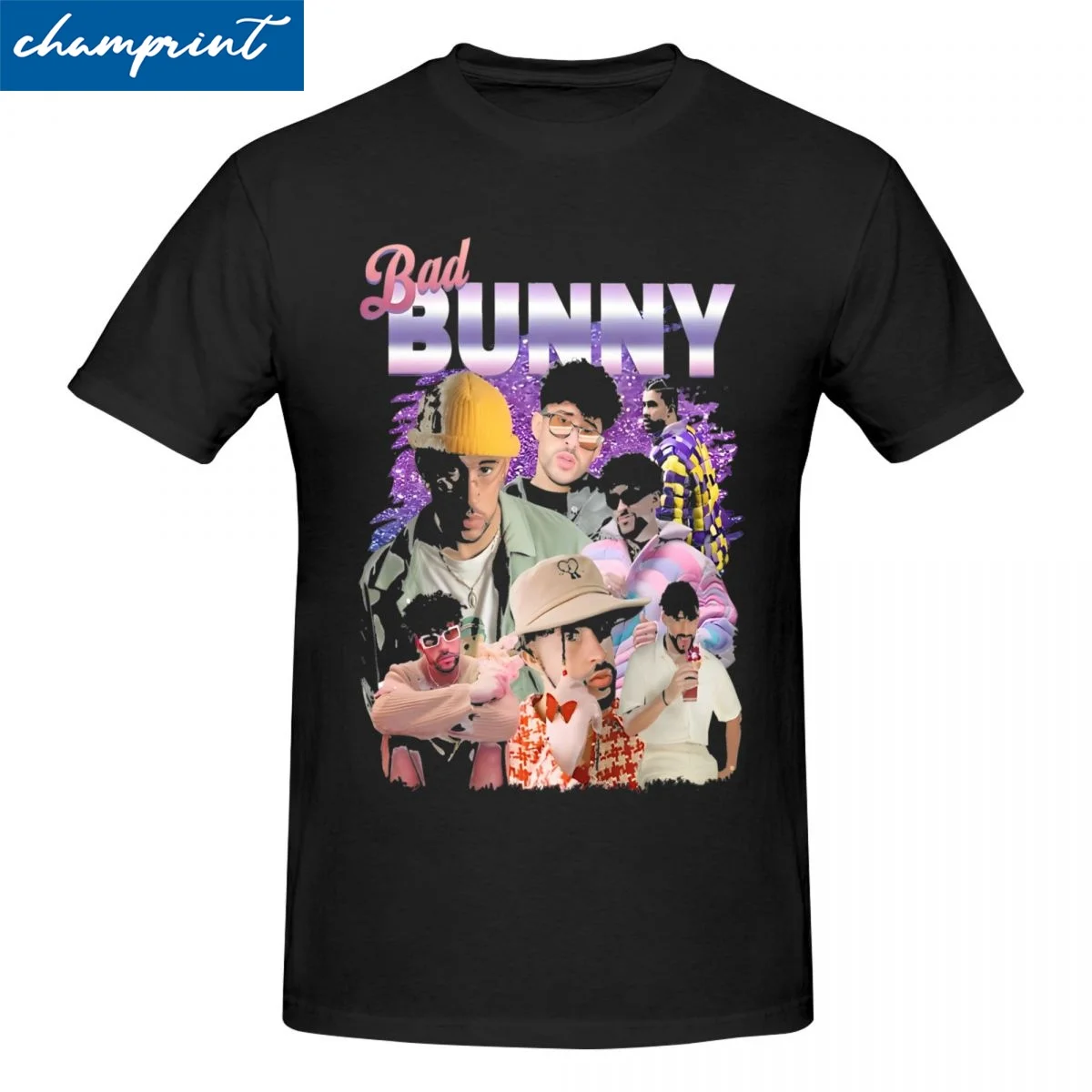 Футболка с коллажем Bad Bunny в стиле хип-хоп, забавные мужские и женские футболки из чистого хлопка, футболки с круглым вырезом и коротким рукавом, идея для подарка
Футболка с коллажем Bad Bunny в стиле хип-хоп, забавные мужские и женские футболки из чистого хлопка, футболки с круглым вырезом и коротким рукавом, идея для подарка