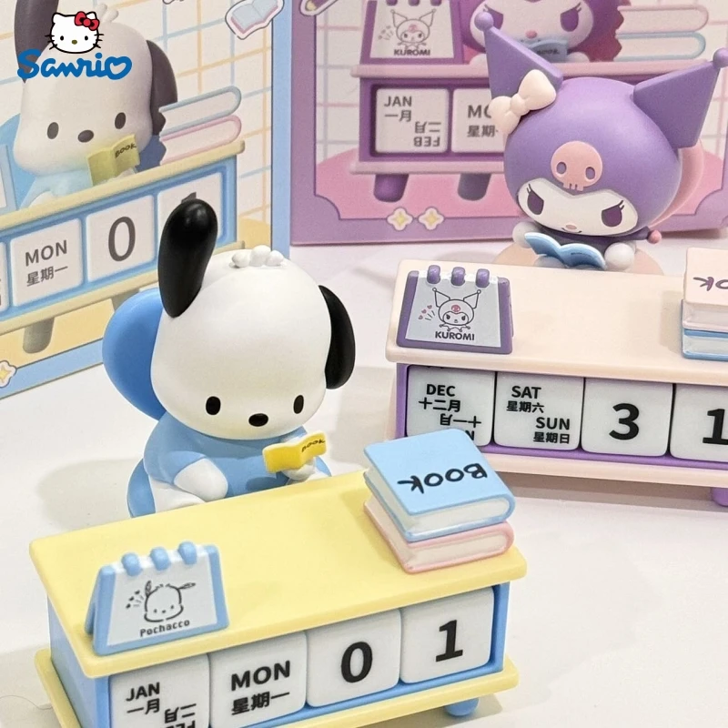 Sanrio настольные украшения из серии календаря, милая собака Pacha Kuromi полакко, настольные украшения на день рождения, новогодний подарок для детей 
Sanrio настольные украшения из серии календаря, милая собака Pacha Kuromi полакко, настольные украшения на день рождения, новогодний подарок для детей