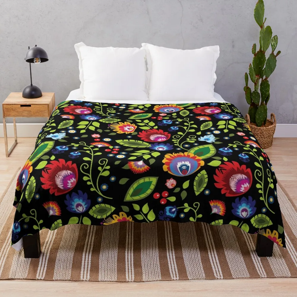 Polish Folklore - beautiful composition on black Throw Blanket Beach Blanket sofa Softest Blanket Designer Blankets
Polish Folklore - beautiful composition on black Throw Blanket Beach Blanket sofa Softest Blanket Designer Blankets
