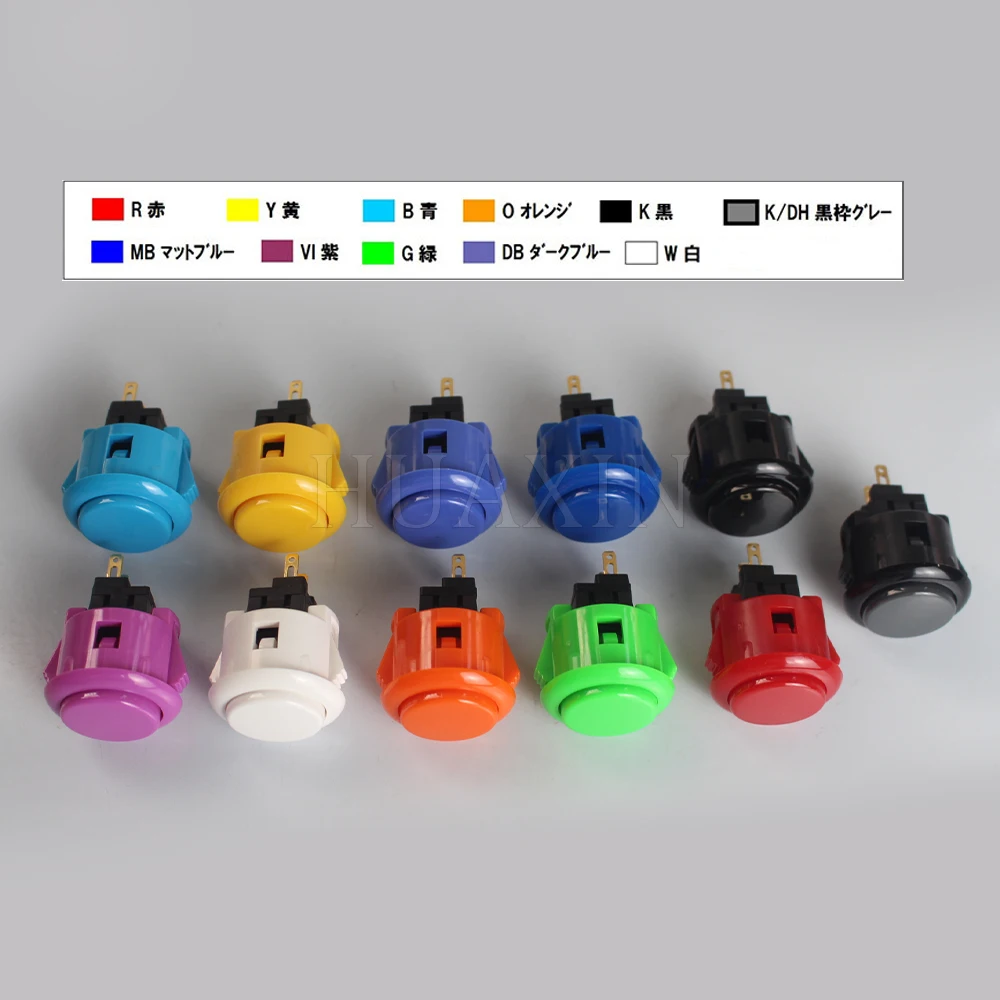 Original Japan SANWA OBSF-24 Round Push Button 24mm Arcade Switch For DIY Joystick Set PC PS/3 XBOX Game Parts
Original Japan SANWA OBSF-24 Round Push Button 24mm Arcade Switch For DIY Joystick Set PC PS/3 XBOX Game Parts