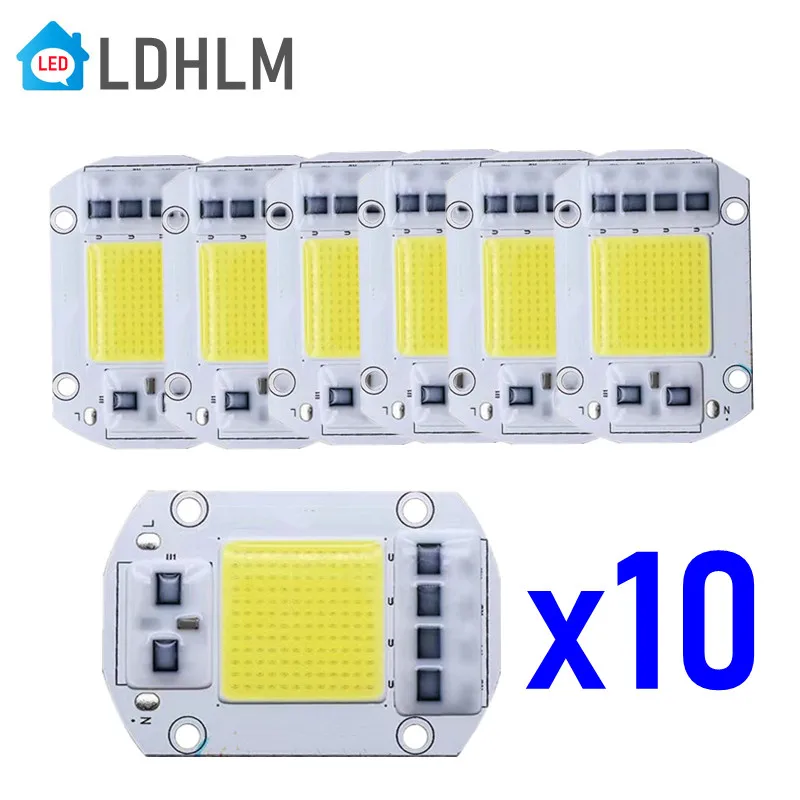 10PCS LED COB lamp Bead 20W 30W 50W AC 220V 240V IP65 Smart IC No Need Driver DIY Flood light Led Bulb Spotlight Outdoor Chip
10PCS LED COB lamp Bead 20W 30W 50W AC 220V 240V IP65 Smart IC No Need Driver DIY Flood light Led Bulb Spotlight Outdoor Chip