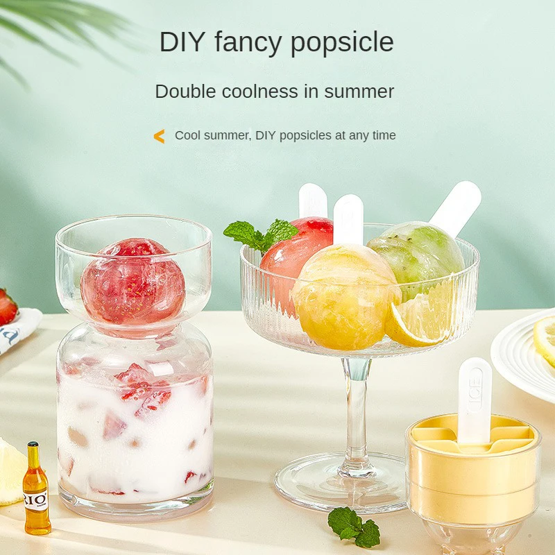 Ice Cream Mold Home Made Popsicle DIY New Creative Dual-purpose Lollipop Shape Ice Hockey Ice Lattice Mold Ball Ice Artifact
Ice Cream Mold Home Made Popsicle DIY New Creative Dual-purpose Lollipop Shape Ice Hockey Ice Lattice Mold Ball Ice Artifact