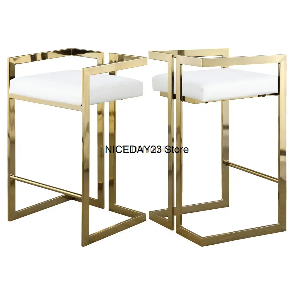 High-foot Front Desk Bar Chair Wrought Iron Metal High Bar Stool Home Dining Chairs Sillas De Comedor Coffee Shop Home Furnitur
High-foot Front Desk Bar Chair Wrought Iron Metal High Bar Stool Home Dining Chairs Sillas De Comedor Coffee Shop Home Furnitur