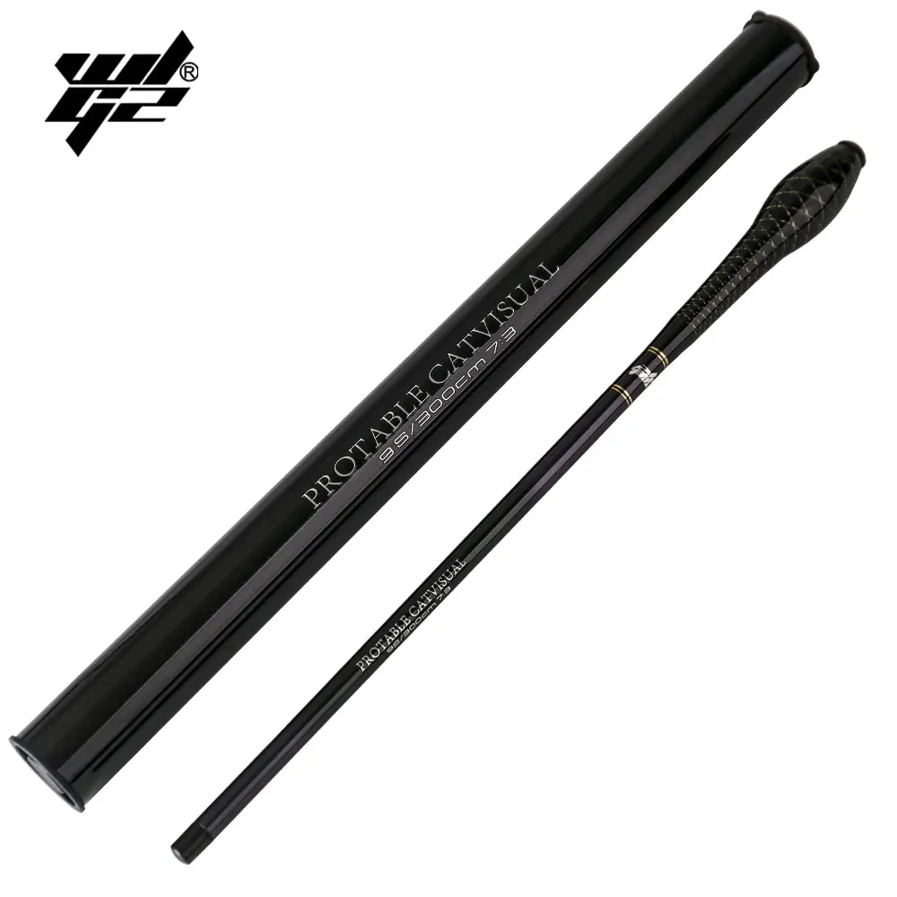 

2022 New WLGZ Stream Fishing Rod 2.4/2.7/3.0/3.3/3.6/4.5m 36g Portable Travel Pole 7-14Sections Rod Telescopic Fishing Rods