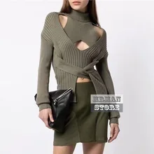 Luxury Design womens spring sweaters Runway 2022 high end Irregular hollow out Sweater women Knitted Long Sleeve woman sweaters 
Luxury Design womens spring sweaters Runway 2022 high end Irregular hollow out Sweater women Knitted Long Sleeve woman sweaters